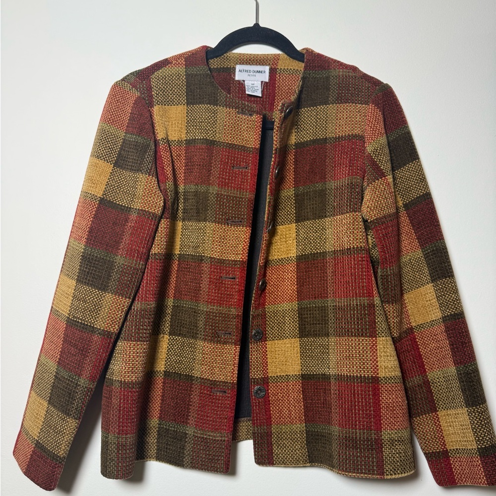 Red and Yellow Blazer Tailored Fit